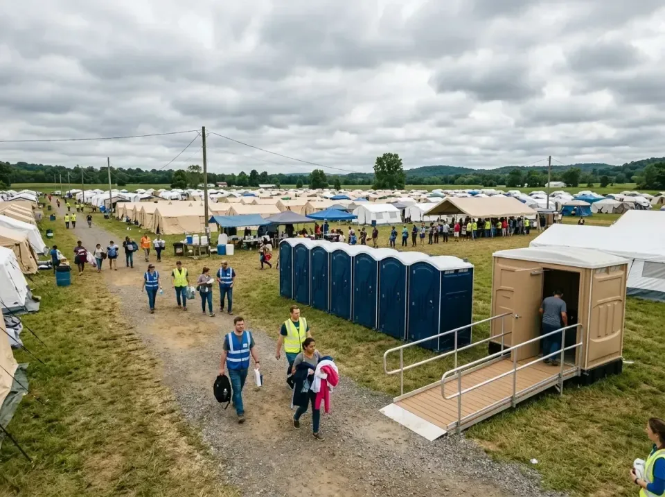 disaster-relief-camp-restrooms-010 — frequently asked questions, Dumpster & Portable Bathrooms Rental in Coldwater, OH